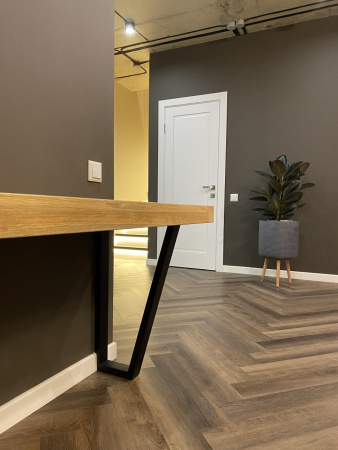 Кварцевый ламинат Fargo Паркет Английская ёлка Дуб Кальвадос 33-62W921 4/0.5мм